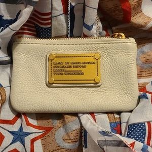 Marc Jacobs leather coin and key purse